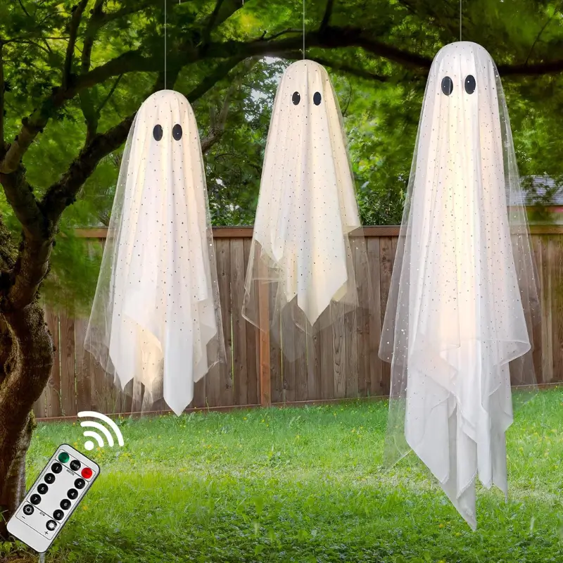Large Standing Ghost Halloween Decorations Indoor