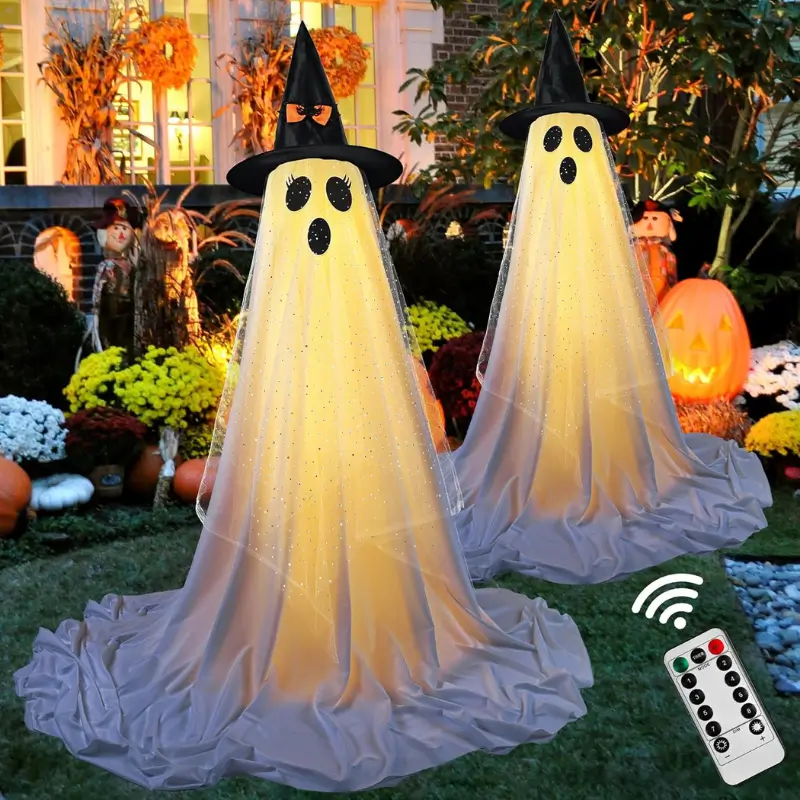 Large Standing Ghost Halloween Decorations Indoor