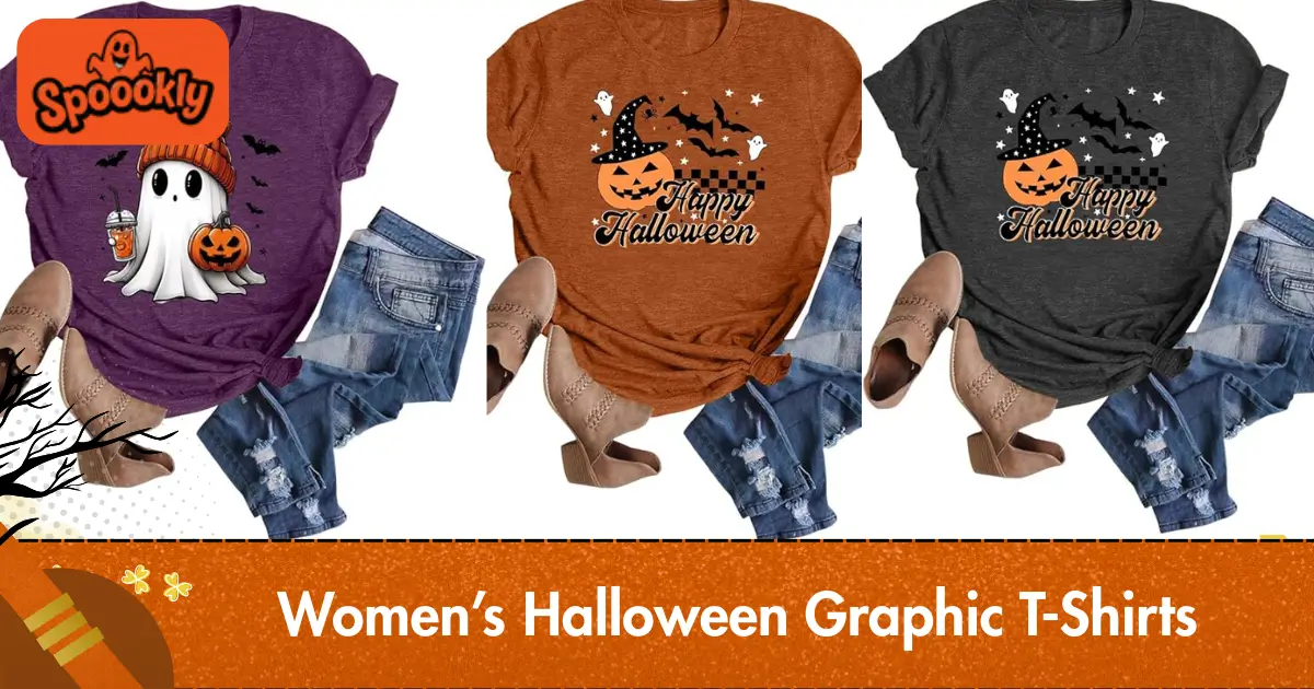 Best Women’s Halloween Graphic T-Shirts